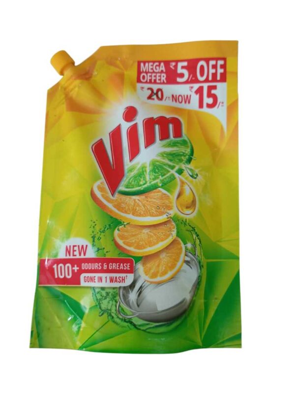 Vim Dishwash Liquid Refill Pack